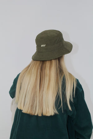 Khaki Corduroy Bucket